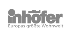 Logo von Möbel Inhofer, der mobile-pocket Omnichannel-Kundenbindung nutzt