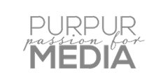 Logo von Purpur Media, die native Ads in mobile-pocket buchen