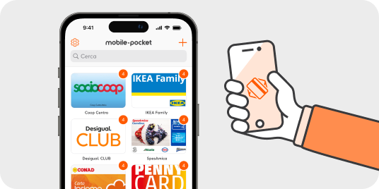 mobile-pocket app: tutte le carte sempre con te